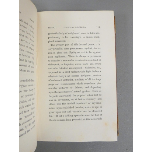 73 - IRVING WASHINGTON.  A History of the Life & Voyages of Christopher Columbus. 4 vols. 2 fldg. eng... 