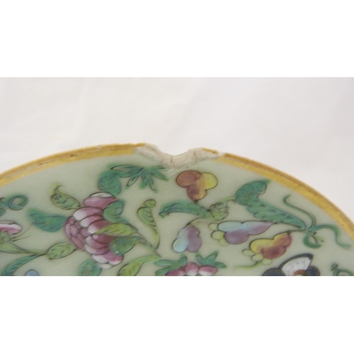 280 - Group of fifteen near-matching Cantonese famille rose porcelain plates, c. mid-19th century (Qing Dy... 