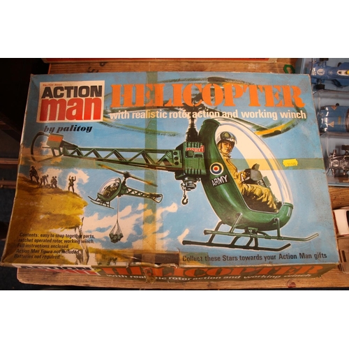 116 - Action Man helicopter in original box.