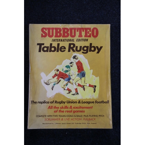 129 - Subbuteo International Edition Table Rugby in original box.