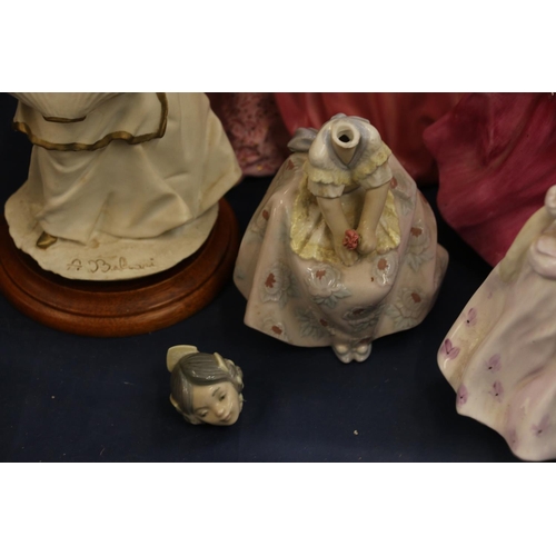 157 - Coalport Charity Ball Victoria limited edition figurine, Royal Doulton, and other, figurines.