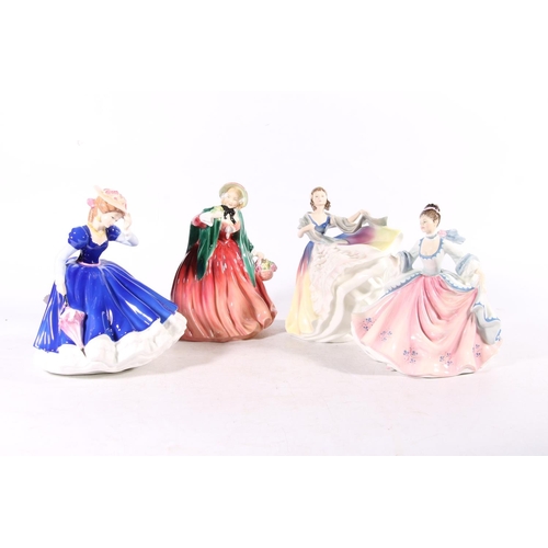 171 - Four Royal Doulton figurines.