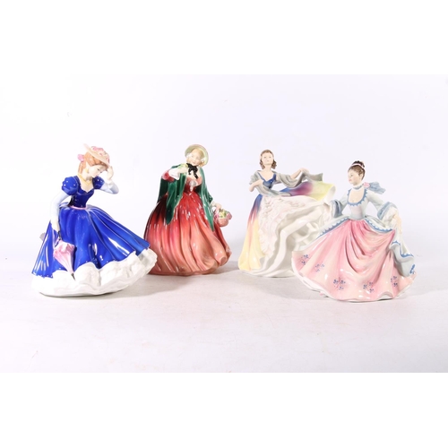 171 - Four Royal Doulton figurines.