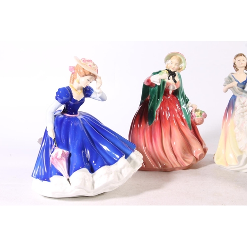 171 - Four Royal Doulton figurines.