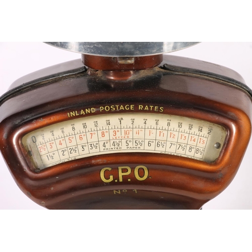 173 - W & T Avery GPO post office scales, 39cm high.