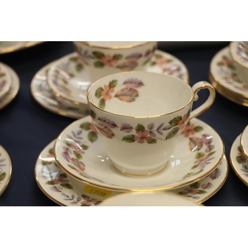 46 - Aynsley April Rose part teaset.