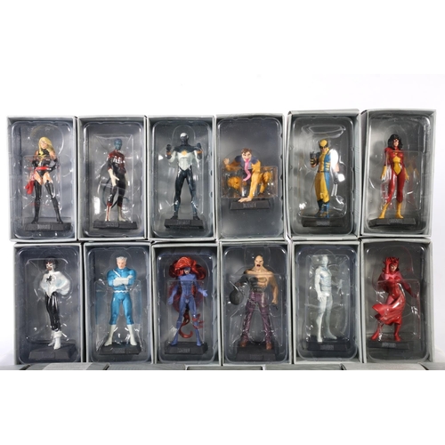 79 - Eaglemoss Marvel, and other, Superhero character models in original boxes.