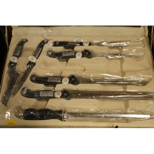 89 - Offenbach Solingen knife and carving set.