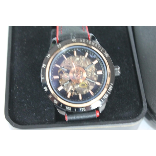 518 - Pulsar Solar gents wristwatch in original box together with a Stockwell Automatic sport watch (2)