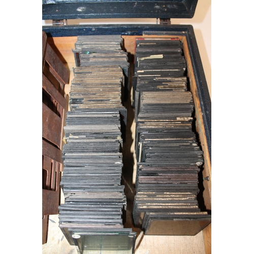 556 - Collection of late 19th/early 20thC magic lantern slides, the majority being part story sets includi... 