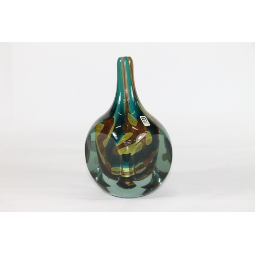 228 - Mdina bottle vase, 18cm high.