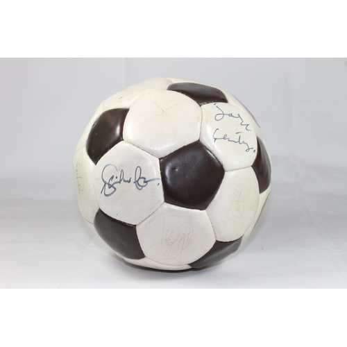 249 - Heart of Midlothian signed football.