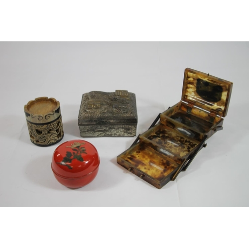 258 - Oriental trinket boxes (4)