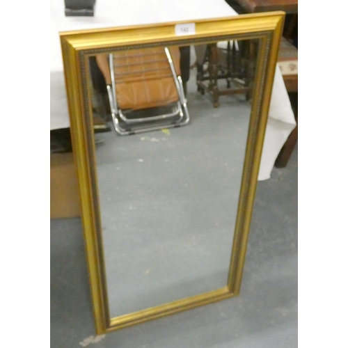 142 - Modern gilt frame mirror.