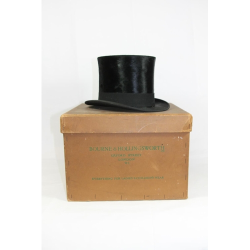 333 - Vintage Victor Jay & Co. top hat in original box.