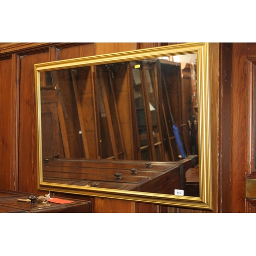 643 - Gilt framed wall mirror