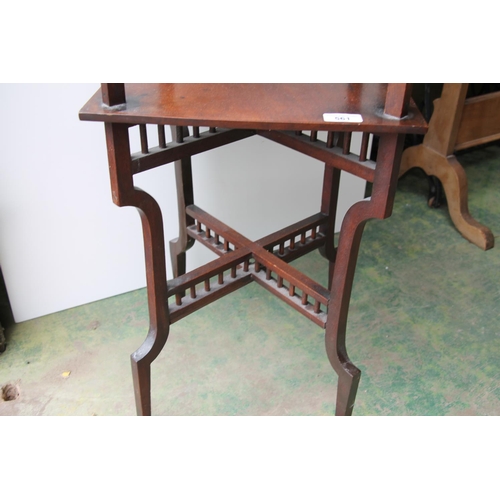 561 - Victorian mahogany occasional table, 77cm high.