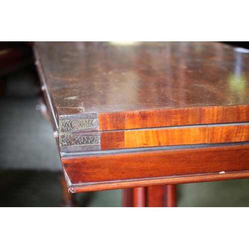 629 - Victorian games table, 74cm high.