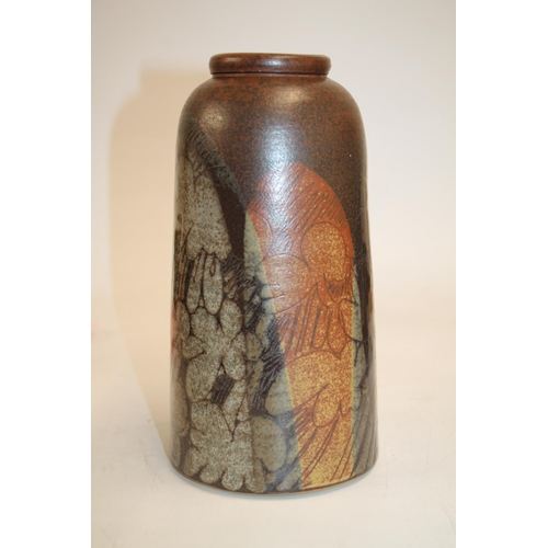 332 - Studio Pottery Diana Worthy for Crich Pottery vase.