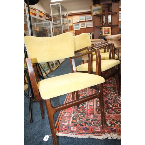 683 - Set of four mid-century armchairs