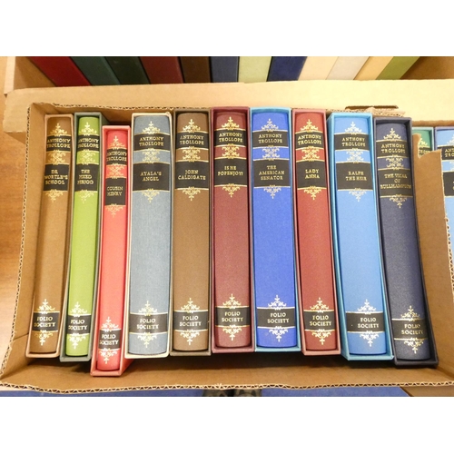 113 - TROLLOPE ANTHONY.  Folio Society. The Folio Society Edition of the Novels of Anthony Troll... 