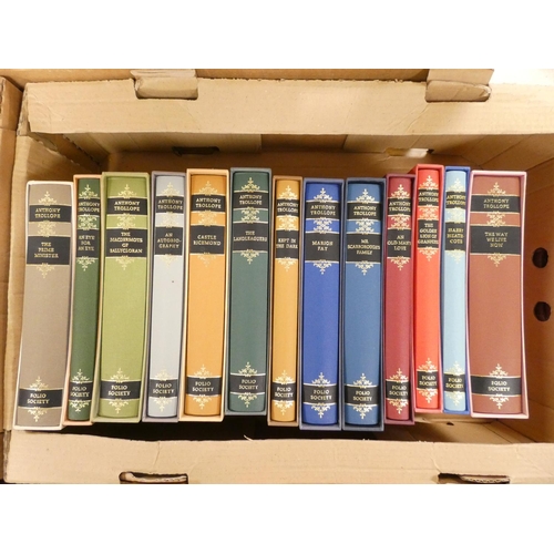 113 - TROLLOPE ANTHONY.  Folio Society. The Folio Society Edition of the Novels of Anthony Troll... 