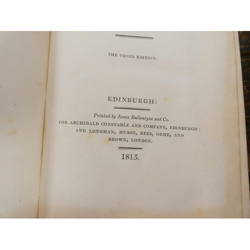 83 - SCOTT SIR WALTER.  The Vision of Don Roderick. Half title. Calf. 2nd ed., Edinburgh, 1811;... 