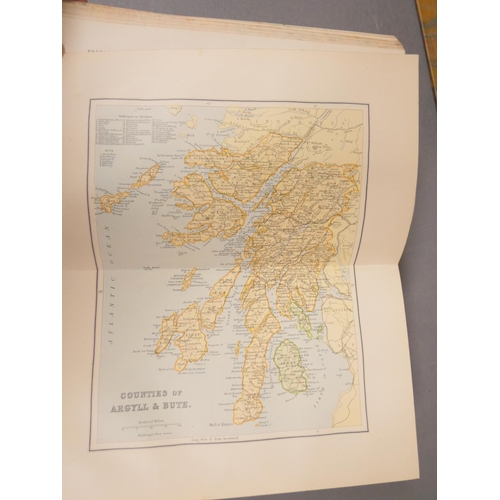 85 - ANDERSON WILLIAM.  The Scottish Nation ... & Biographical History. 3 vols. Eng. plates... 