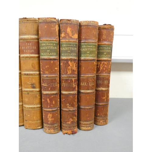 85 - ANDERSON WILLIAM.  The Scottish Nation ... & Biographical History. 3 vols. Eng. plates... 