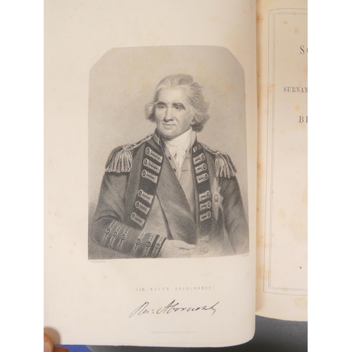 85 - ANDERSON WILLIAM.  The Scottish Nation ... & Biographical History. 3 vols. Eng. plates... 