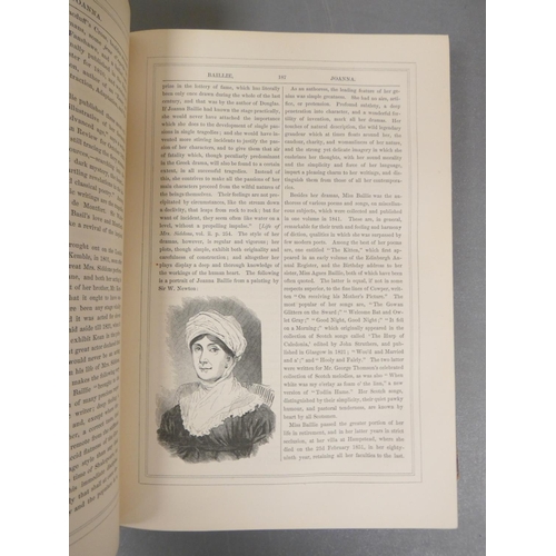 85 - ANDERSON WILLIAM.  The Scottish Nation ... & Biographical History. 3 vols. Eng. plates... 