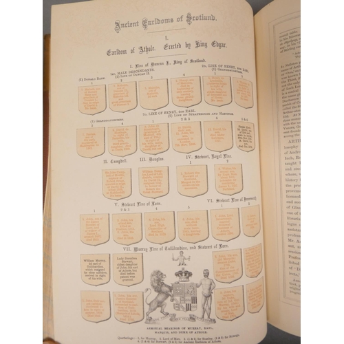 85 - ANDERSON WILLIAM.  The Scottish Nation ... & Biographical History. 3 vols. Eng. plates... 