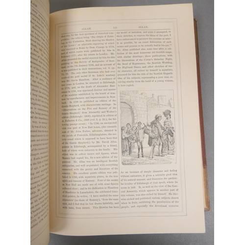 85 - ANDERSON WILLIAM.  The Scottish Nation ... & Biographical History. 3 vols. Eng. plates... 