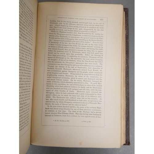 88 - BROWNE JAMES.  A History of the Highlands & of the Highland Clans With an Extensive Se... 