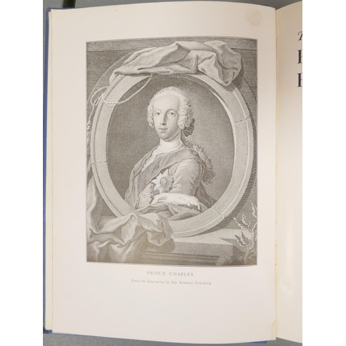 90 - DRUMMOND NORIE W.  The Life & Adventures of Prince Charles Edward Stuart. 4 vols. Col. & oth... 