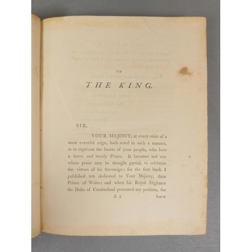 91 - HOME JOHN.  The History of the Rebellion in the Year 1745. 5 fldg. & other eng. plates... 