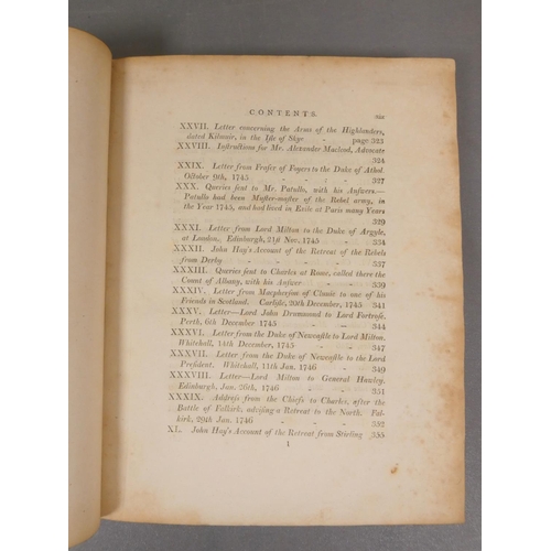 91 - HOME JOHN.  The History of the Rebellion in the Year 1745. 5 fldg. & other eng. plates... 