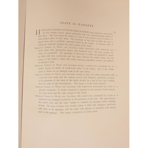 92 - DRUMMOND JAMES.  Ancient Scottish Weapons ... With Introduction & Descriptive Notes by... 