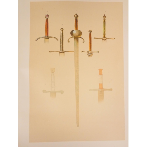 92 - DRUMMOND JAMES.  Ancient Scottish Weapons ... With Introduction & Descriptive Notes by... 