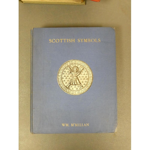 93 - MCMILLAN WILLIAM.  Scottish Symbols. Col. frontis. Plates & illus. Square format. Orig... 