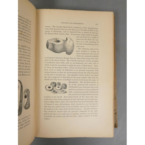 95 - WILSON DANIEL.  The Archaeology & Prehistoric Annals of Scotland. Eng. frontis, plates... 