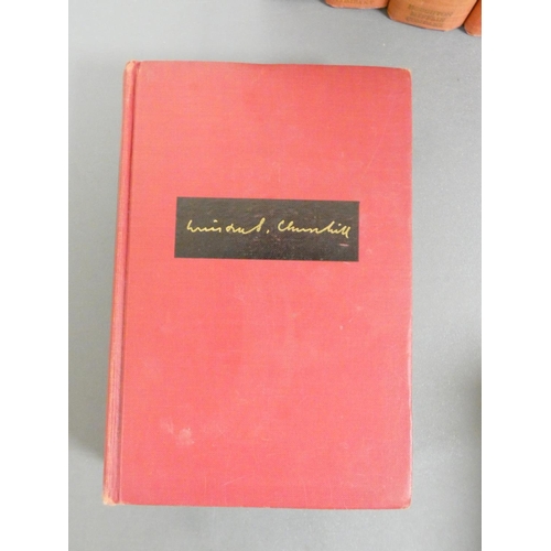 99 - CHURCHILL WINSTON S.  The Second World War. 6 vols. Orig. red cloth, some wear & mkg. ... 