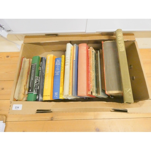 234 - Box of various books, some military etc.