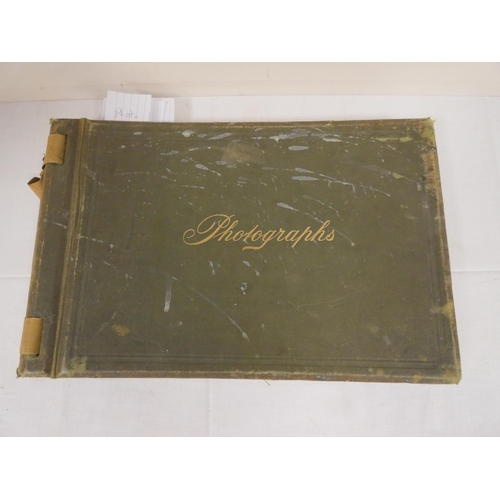 331 - PHOTOGRAPHS. Album of Commander C. W. Tinson, Naval interest.  Oblong folio album with ver... 