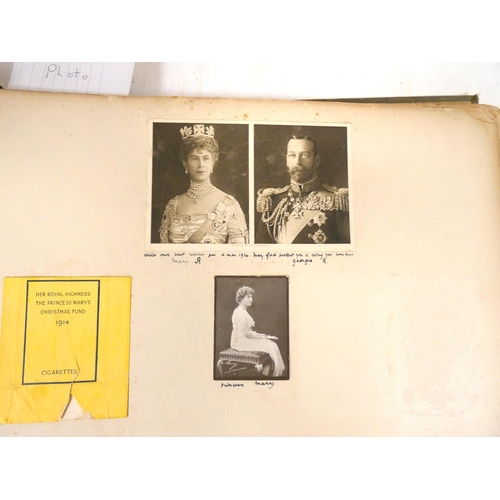 331 - PHOTOGRAPHS. Album of Commander C. W. Tinson, Naval interest.  Oblong folio album with ver... 