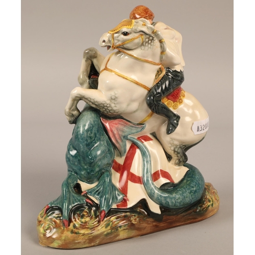 23 - Royal Doulton figure St George and the dragon, HN2051