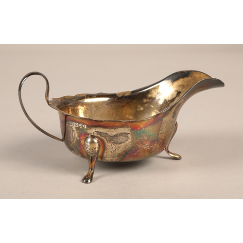 240 - Silver sauce boat, Sheffield 1934, 108g