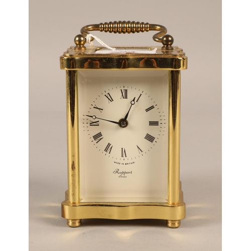 253 - Rapport carriage clock 11cm h