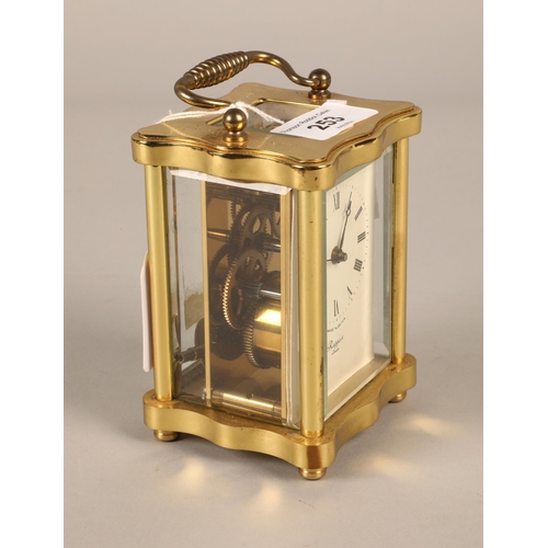 253 - Rapport carriage clock 11cm h