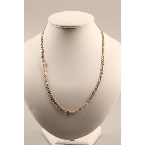 65 - 9K gold chain necklace, 15.6g